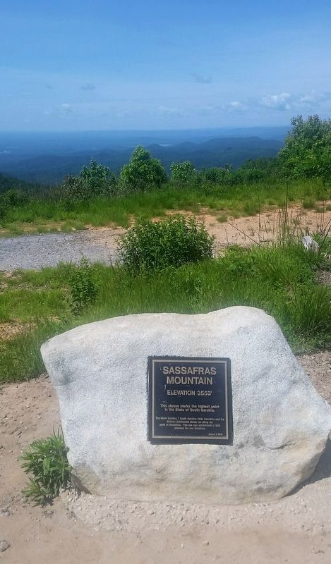 Sassafras Mountain Marker image. Click for full size.