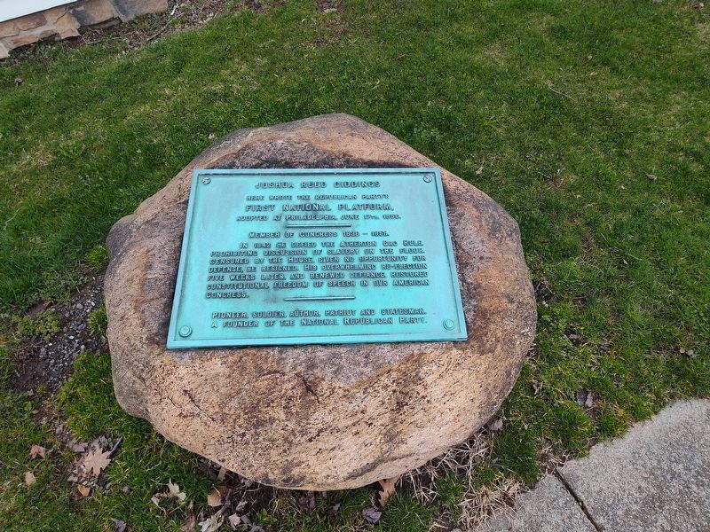 Joshua Reed Giddings Marker. Click for full size. Joshua Reed Giddings Marker image. Click for full size.