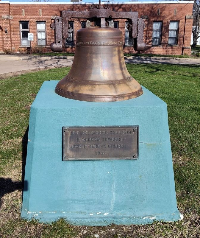 The First Church Bell Marker. Click for full size. The First Church Bell Marker image. Click for full size.