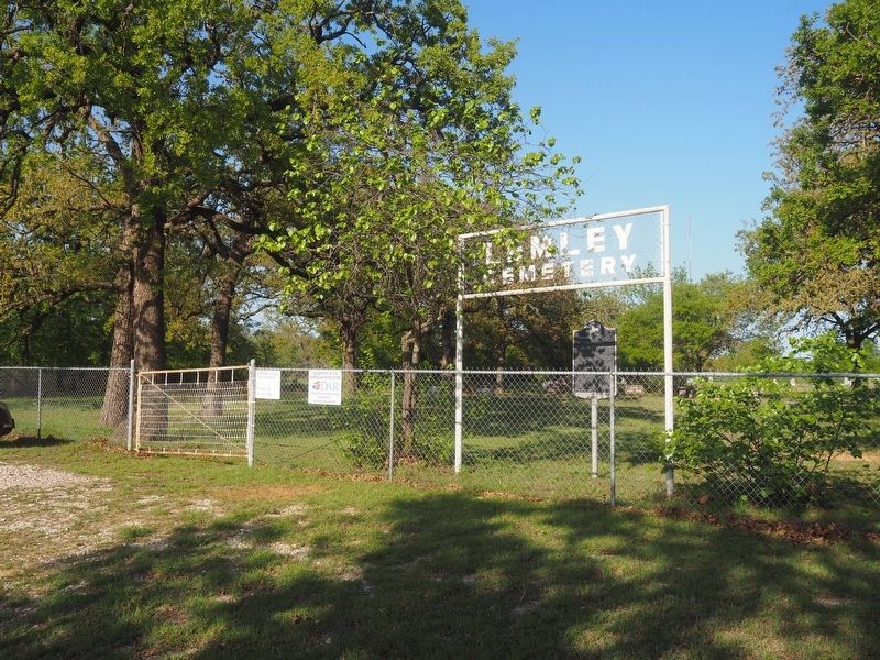 Lemley Cemetery Marker. Click for full size. Lemley Cemetery Marker image. Click for full size.