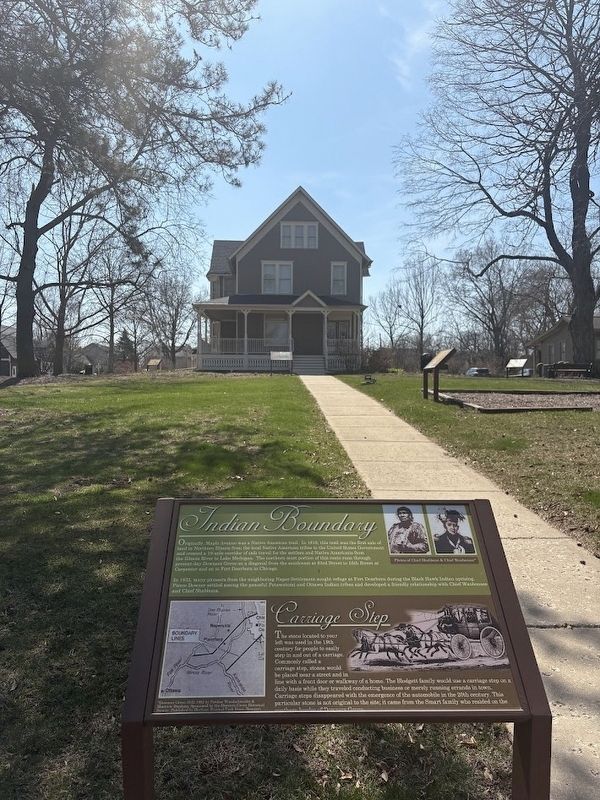 Indian Boundary / Carriage Step Marker. Click for full size. Indian Boundary / Carriage Step Marker image. Click for full size.