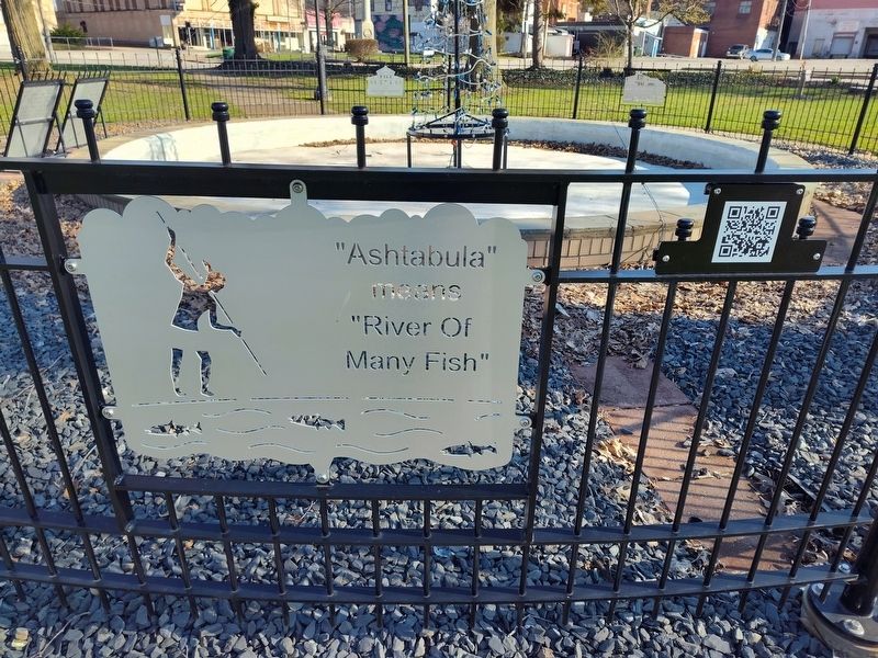 Ashtabula Fountain Marker image. Click for full size.