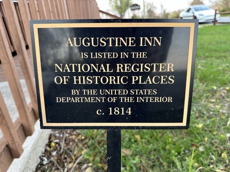 Augustine Inn Marker image. Click for full size.