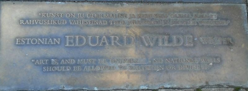 Eduard Wilde Marker. Click for full size. Eduard Wilde Marker image. Click for full size.