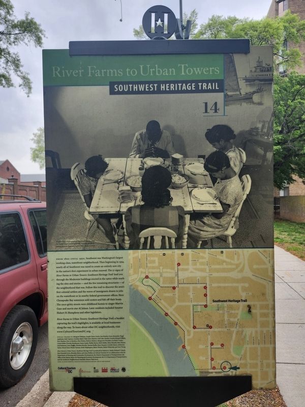 Housing Reform and the Syphax School Marker Reverse image. Click for full size.