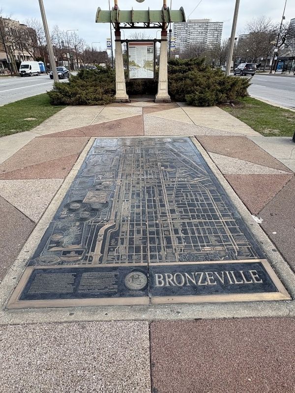 Bronzeville Marker image. Click for full size.