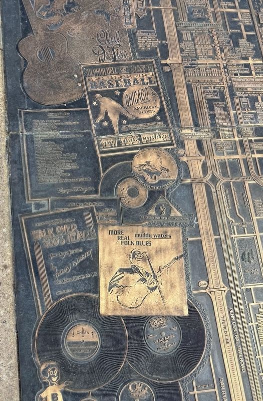 Close-up of some of the images on Bronzeville map image. Click for full size.