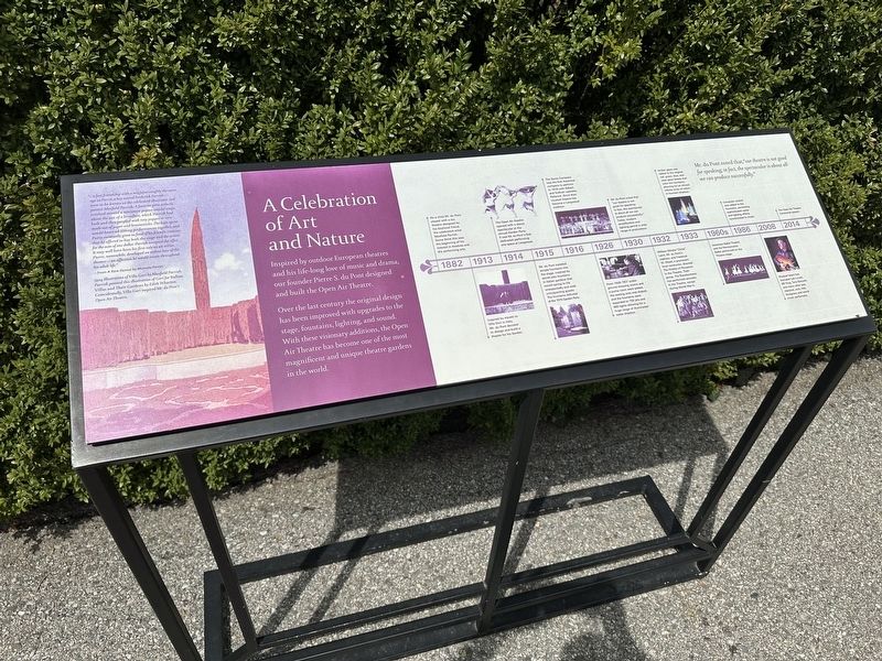 A Celebration of Art and Nature Marker image. Click for full size.