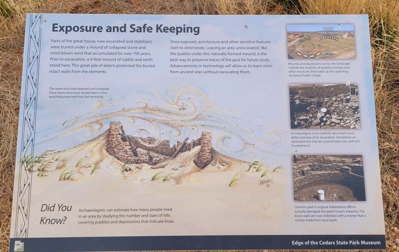 Exposure and Safe Keeping Marker image. Click for full size.