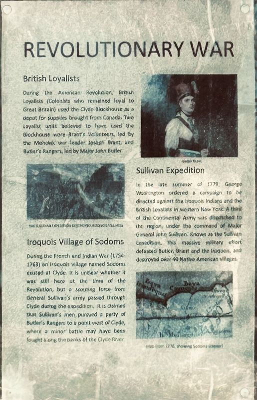 Revolutionary War Marker. Click for full size. Revolutionary War Marker image. Click for full size.