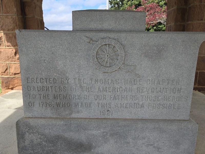 Anson County Memorial Fountain Marker, Side Two. Click for full size. Anson County Memorial Fountain Marker, Side Two image. Click for full size.