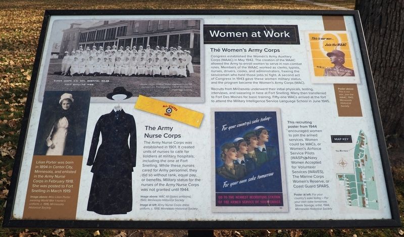 Women at Work Marker. Click for full size. Women at Work Marker image. Click for full size.