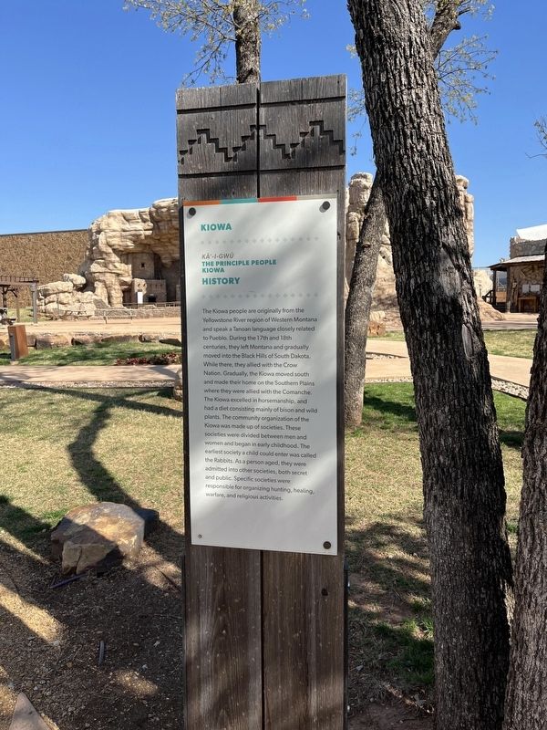 Kiowa Marker image. Click for full size.