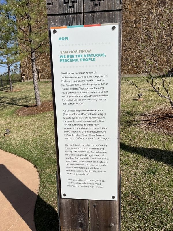 Hopi Marker. Click for full size. Hopi Marker image. Click for full size.