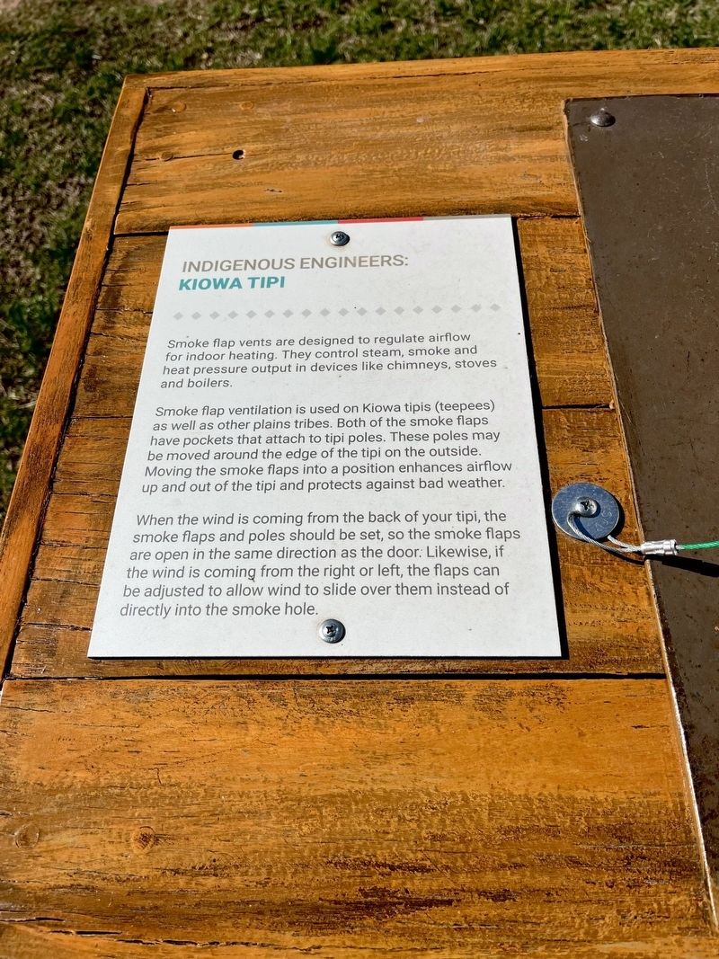 Kiowa Tipi Marker. Click for full size. Kiowa Tipi Marker image. Click for full size.