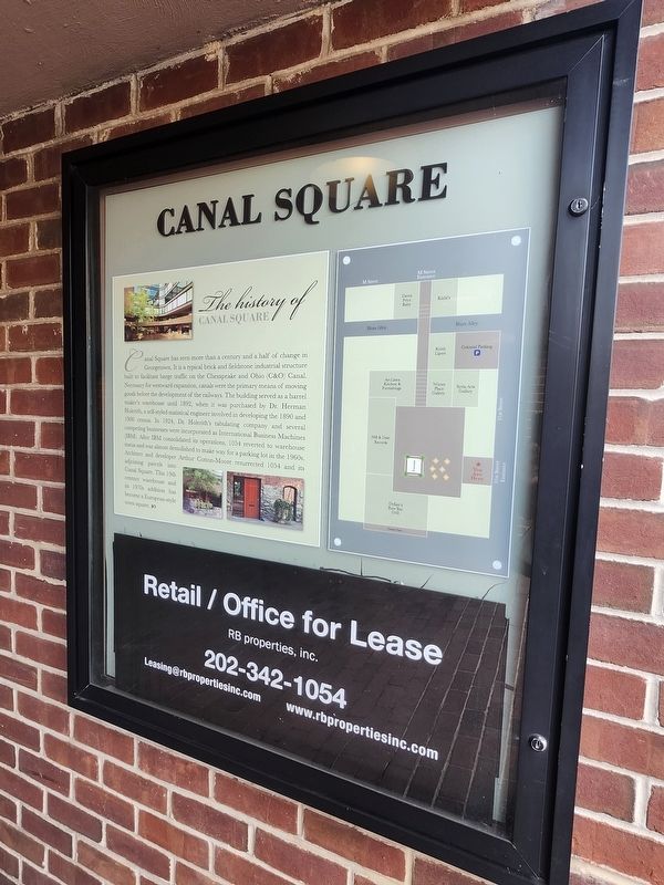 Canal Square Marker. Click for full size. Canal Square Marker image. Click for full size.