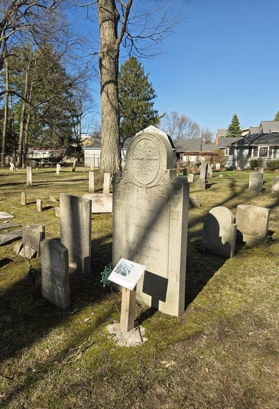 Thomas Abell Sr. Marker and Gravestone image. Click for full size.