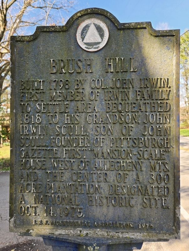 Brush Hill Marker image. Click for full size.