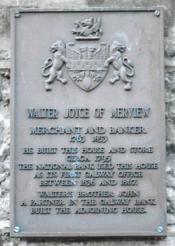 Walter Joyce of Merview Marker. Click for full size. Walter Joyce of Merview Marker image. Click for full size.