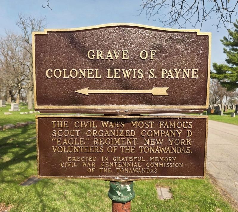 Directional Sign At Elmlawn Cemetery image. Click for full size.