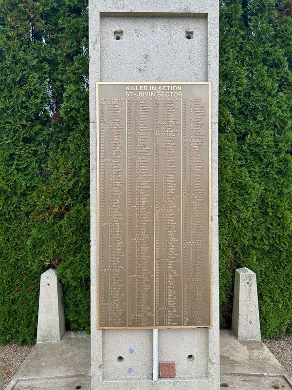 U.S. First Division Monument image. Click for full size.