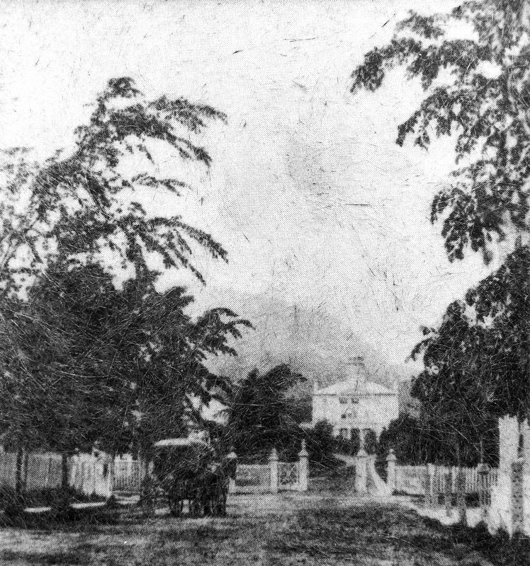 Marker detail: McGill College Avenue, 1869 image. Click for full size.