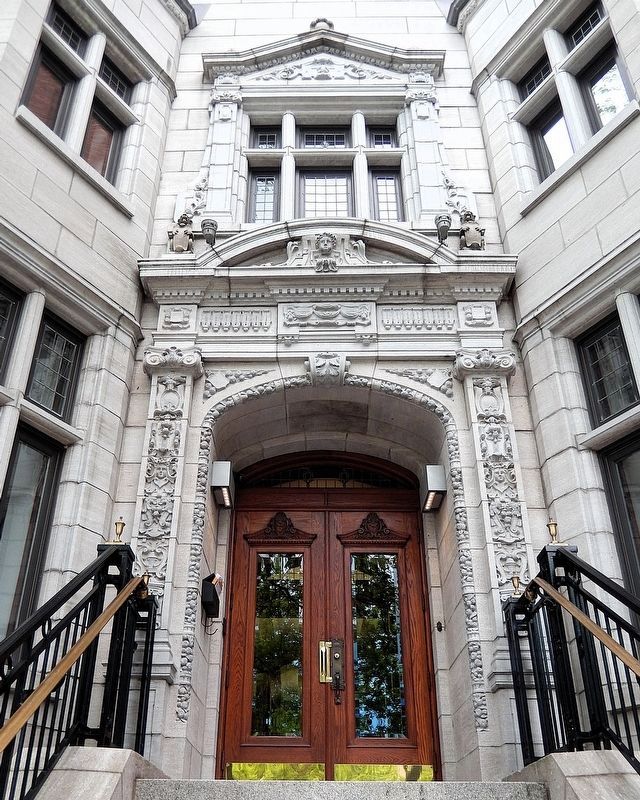 Maison Molson � Carved Entrance Portal image. Click for full size.
