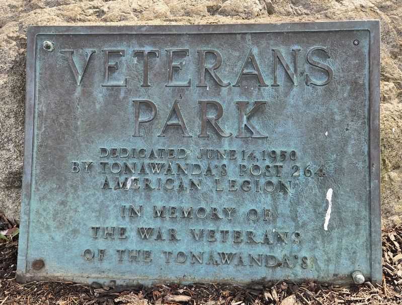 Veterans Park Marker image. Click for full size.
