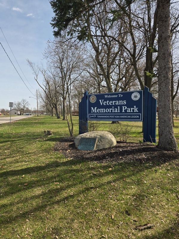 Veterans Park Marker image. Click for full size.