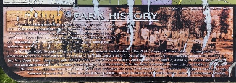 Welcome to Veterans Memorial Park Marker image. Click for full size.