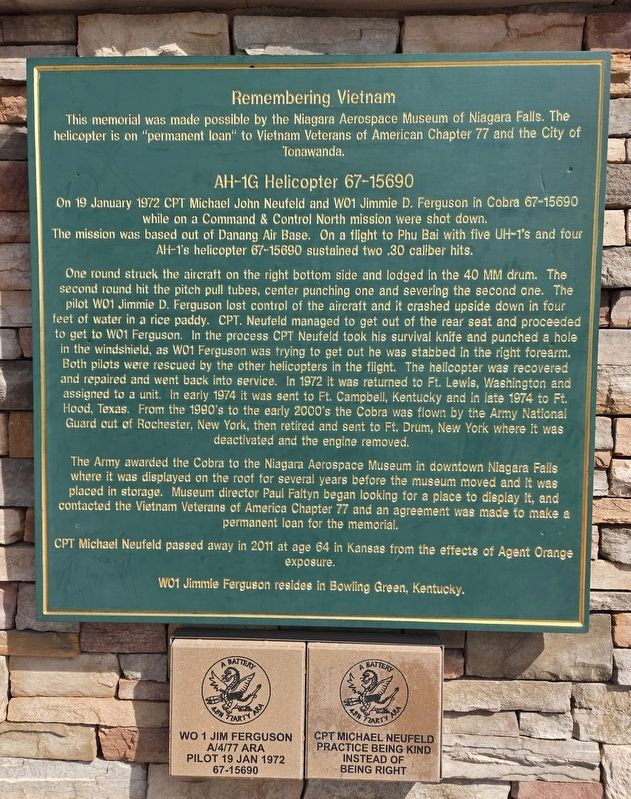 Remembering Vietnam Monument image. Click for full size.