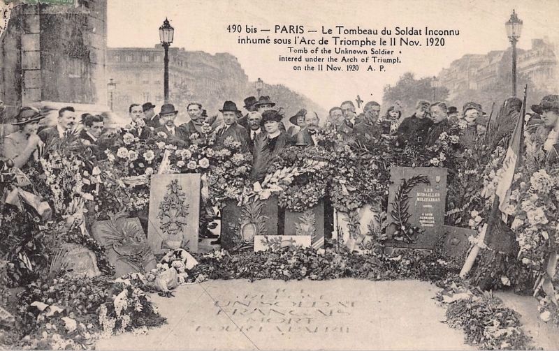 Inhumation ceremony at the Tomb of the Unknown Soldier image. Click for full size.