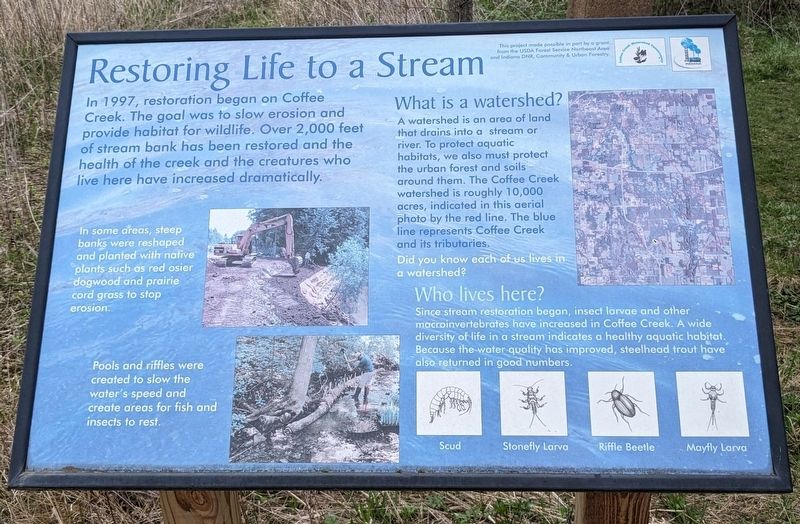 Restoring Life to a Stream Marker image. Click for full size.