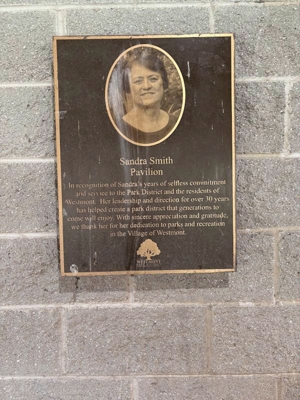 Pavilion marker dedicated to Smith image. Click for full size.