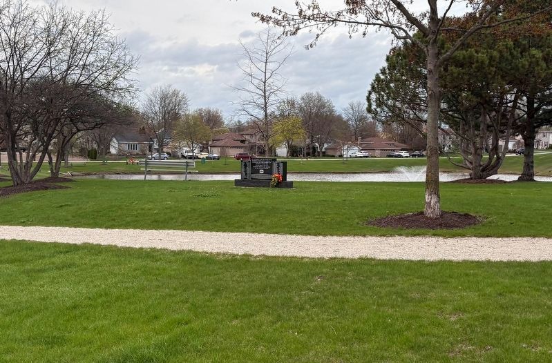 Memorial at Prairie Trail Park image. Click for full size.