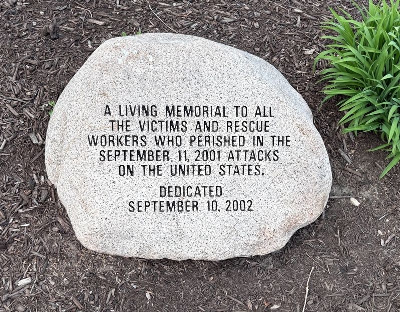 9/11 Memorial Marker. Click for full size. 9/11 Memorial Marker image. Click for full size.