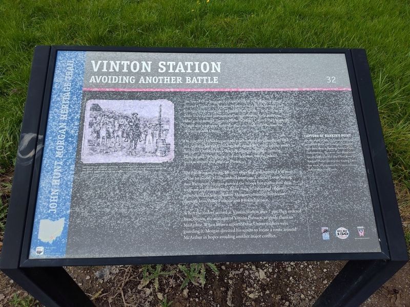 Vinton Station Marker. Click for full size. Vinton Station Marker image. Click for full size.