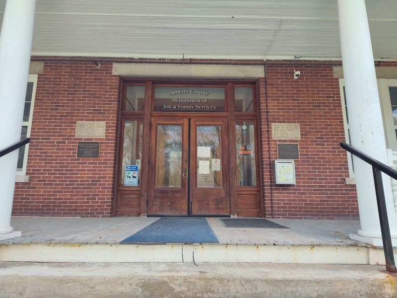 Athens County Infirmary Marker image. Click for full size.