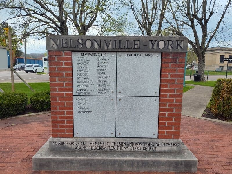 Nelsonville-York - Remember 9/11/01 Marker image. Click for full size.
