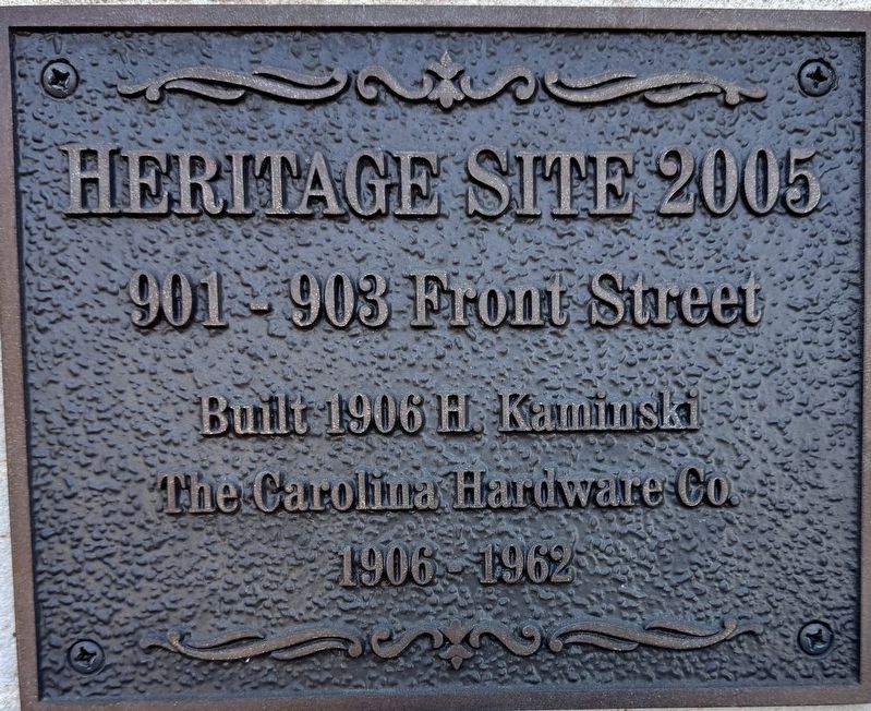 901 - 903 Front Street Marker image. Click for full size.