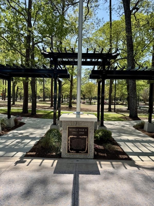 Myrtle Beach World War II Memorial. Click for full size. Myrtle Beach World War II Memorial image. Click for full size.
