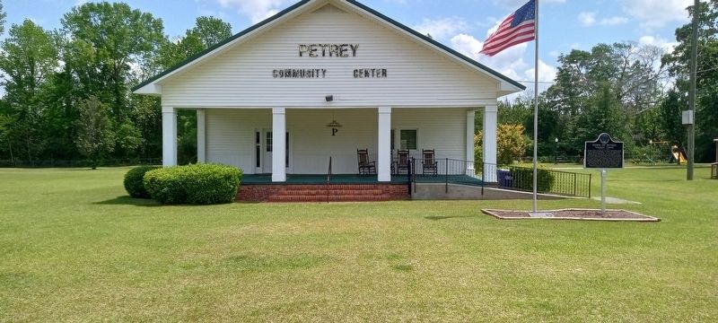Town of Petrey Crenshaw Coubty Marker image. Click for full size.