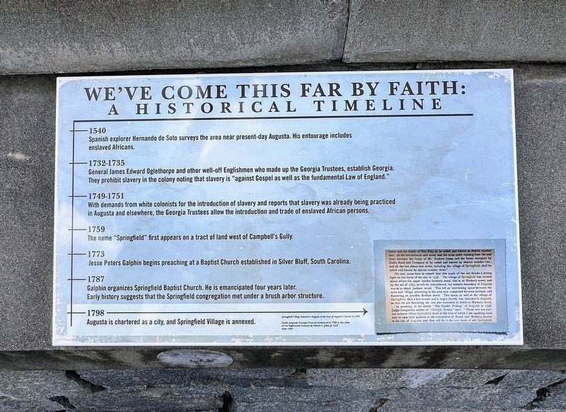 We've Come This Far by Faith Marker. Click for full size. We've Come This Far by Faith Marker image. Click for full size.