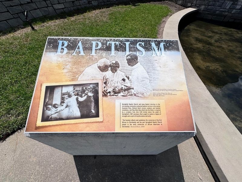 Baptism Marker. Click for full size. Baptism Marker image. Click for full size.