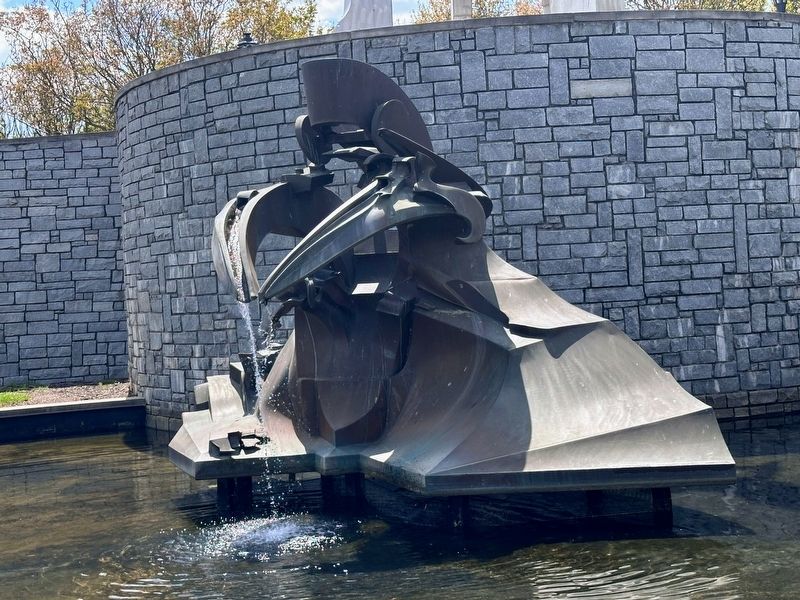 Richard Hunt's Sculpture/Fountain. Click for full size. Richard Hunt's Sculpture/Fountain image. Click for full size.