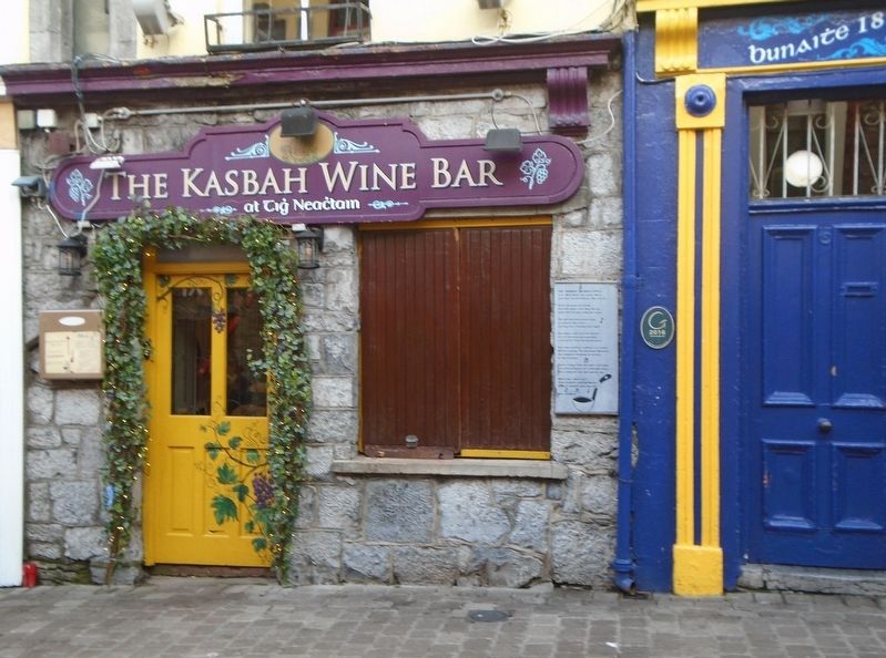 The "Kasbah" on Quay Street Marker. Click for full size. The "Kasbah" on Quay Street Marker image. Click for full size.