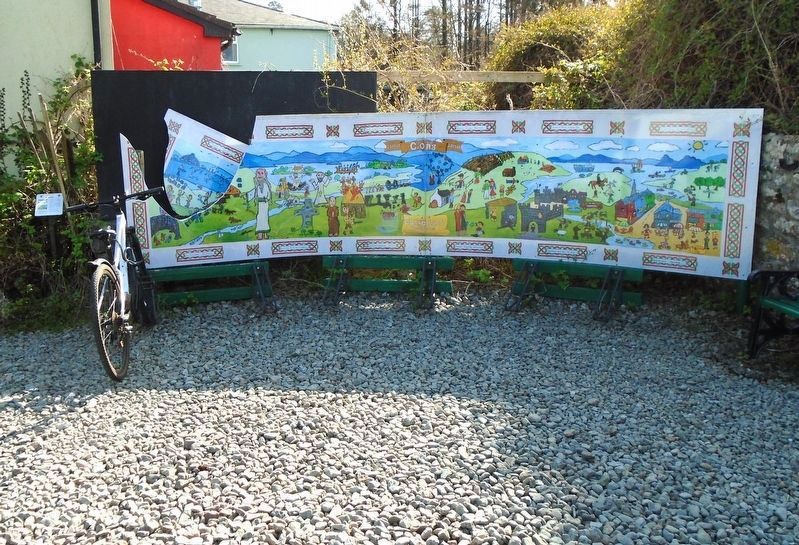 4000 Years of Cong Mural and Marker image. Click for full size.