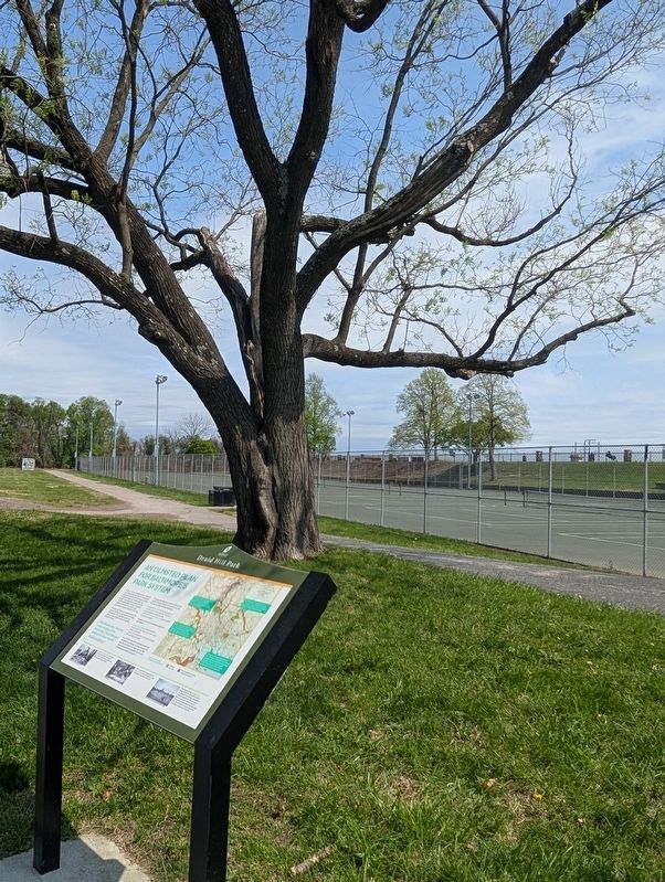 Druid Hill Park Marker. Click for full size. Druid Hill Park Marker image. Click for full size.
