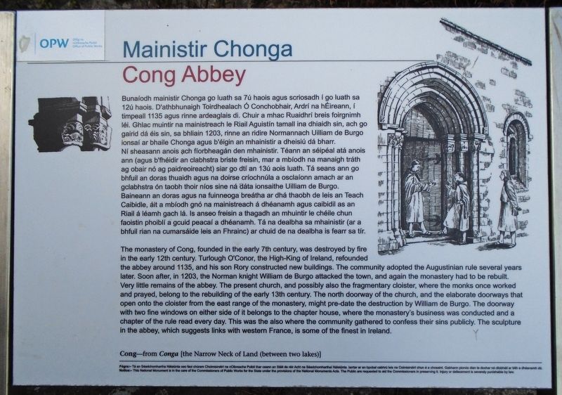 Cong Abbey/<lang=ga>Mainistir Chonga</lang=ga> image. Click for full size.