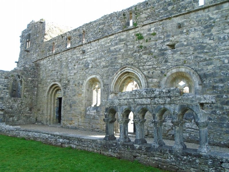 Cong Abbey/<lang=ga>Mainistir Chonga</lang=ga> Church and Cloister Remnant image. Click for full size.